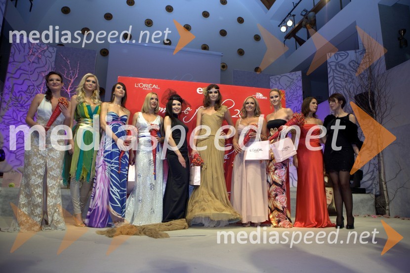 Kandidatke za Femme fatale 2009, Bernarda Žarn, Femme fatale 2008 in Gordana Sredojevič Goga, urednica revij Obrazi in EvaFemme Fatale 2009