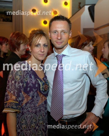 Alenka Bikar, nekdanja atletinja in njen življenjski sopotnik MarjanFemme Fatale 2009