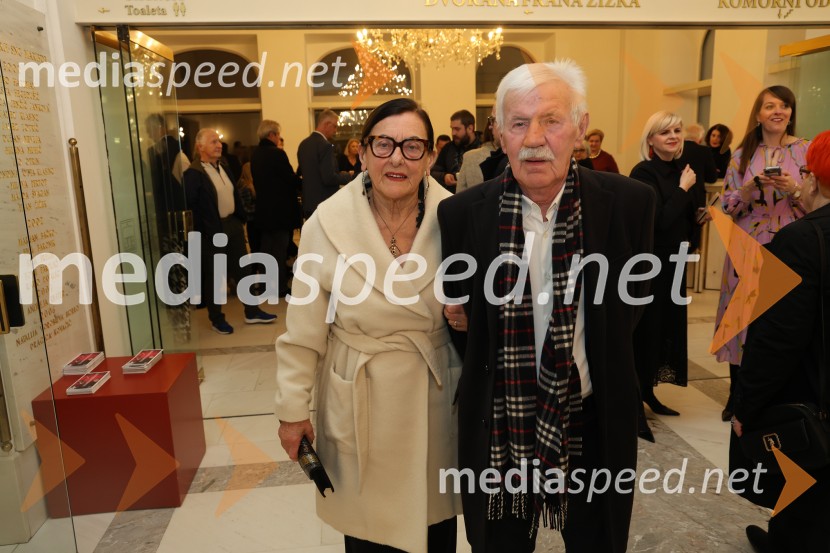  Dunja Bezjak;  Branko Bezjak, nekdanji direktor, SwatyTramvaj Poželenje, svetovna premiera baleta, SNG Maribor