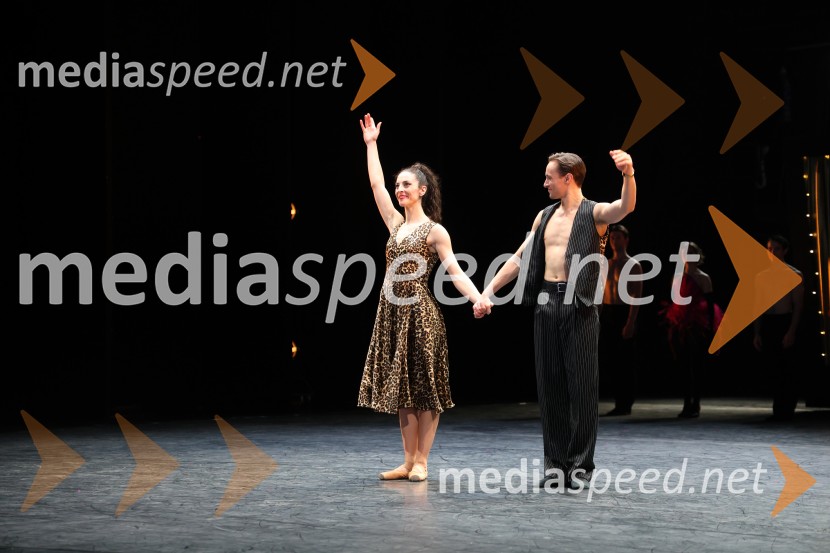  Beatrice Bartolomei, baletna plesalka;  Davide Buffone, baletni plesalecTramvaj Poželenje, svetovna premiera baleta, SNG Maribor