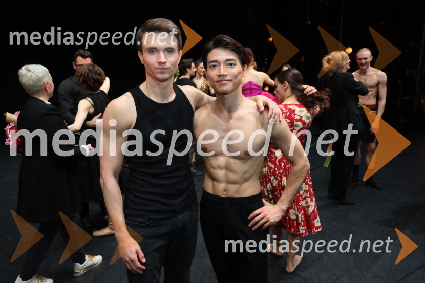  Tamás Darai, baletni solist;  Yuya Omaki, baletni solistTramvaj Poželenje, svetovna premiera baleta, SNG Maribor