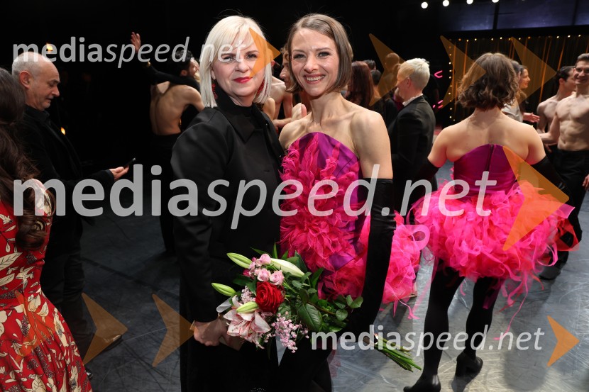  Darja Čižek, marketing, SNG Maribor;  Evgenija Koškina, baletkaTramvaj Poželenje, svetovna premiera baleta, SNG Maribor