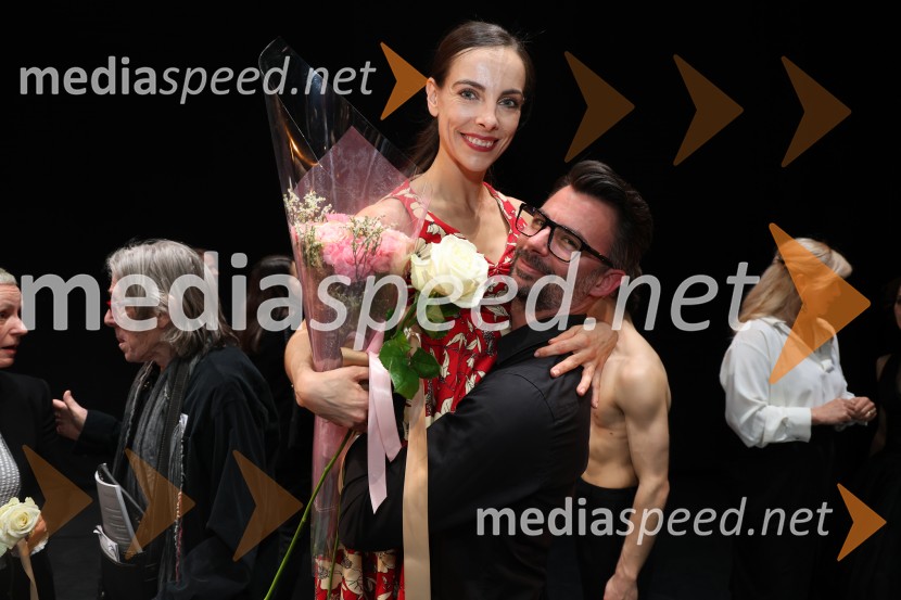  Catarina de Meneses, baletna solistka;  Matjaž MarinTramvaj Poželenje, svetovna premiera baleta, SNG Maribor