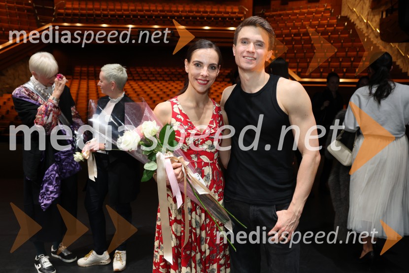  Catarina de Meneses, baletna solistka;  Tamás Darai, baletni solistTramvaj Poželenje, svetovna premiera baleta, SNG Maribor