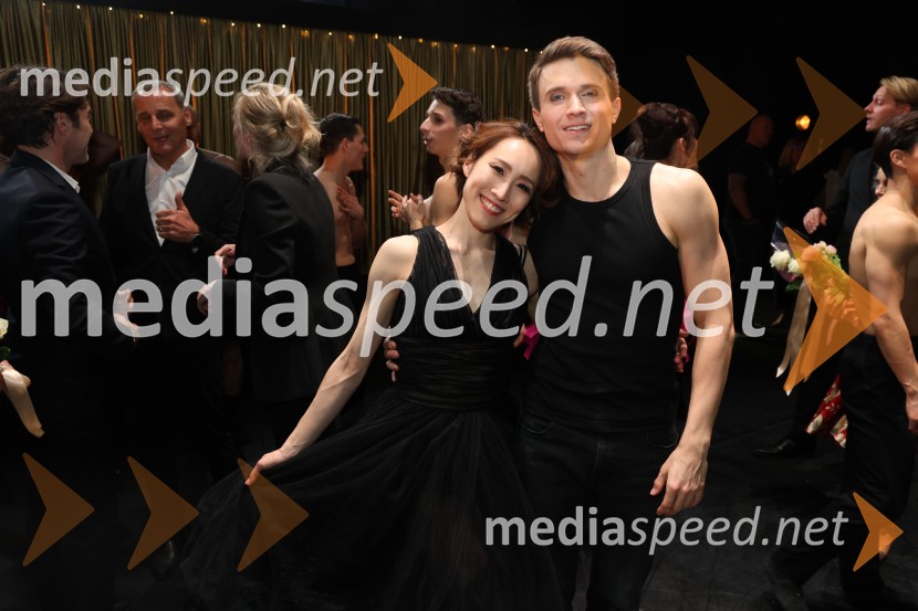  Asami Nakashima, baletna solistka;  Tamás Darai, baletni solistTramvaj Poželenje, svetovna premiera baleta, SNG Maribor