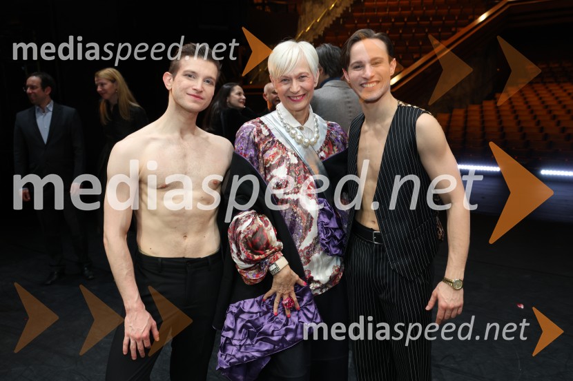  Tomaž Viktor Abram Golub, baletni plesalec;  Barbra Drnač, novinarka, plesalka, koreografinja in televizijska voditeljica;  Davide Buffone, baletni plesalecTramvaj Poželenje, svetovna premiera baleta, SNG Maribor