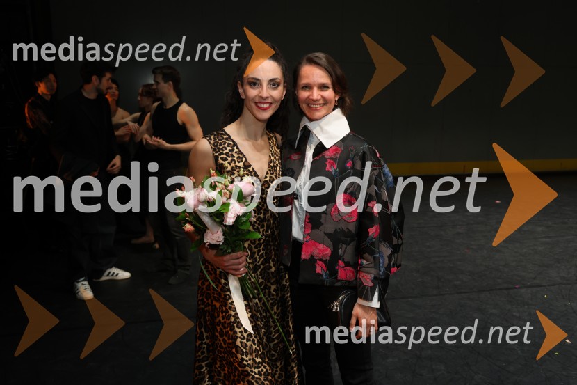  Beatrice Bartolomei, baletna plesalka;  Tijuana Križman Hudernik, baletna solistkaTramvaj Poželenje, svetovna premiera baleta, SNG Maribor