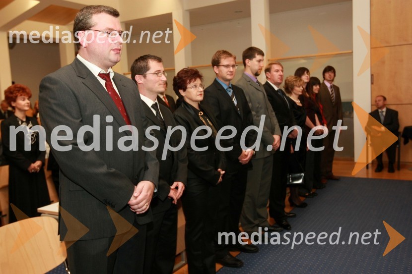 Novi doktorji znanosti Univerze v MariboruUniverza v Mariboru: Promocija doktorjev znanosti, oktober 2009