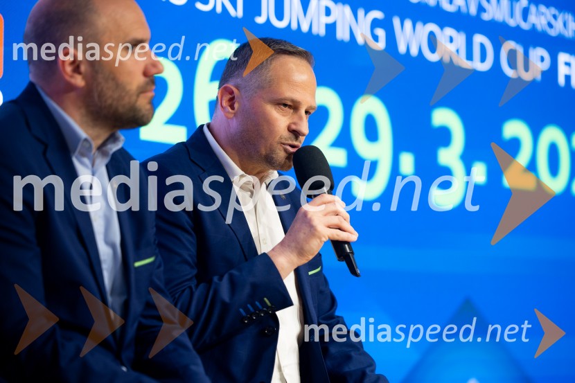 Novinarska konferenca pred letošnjim spektaklom v Planici