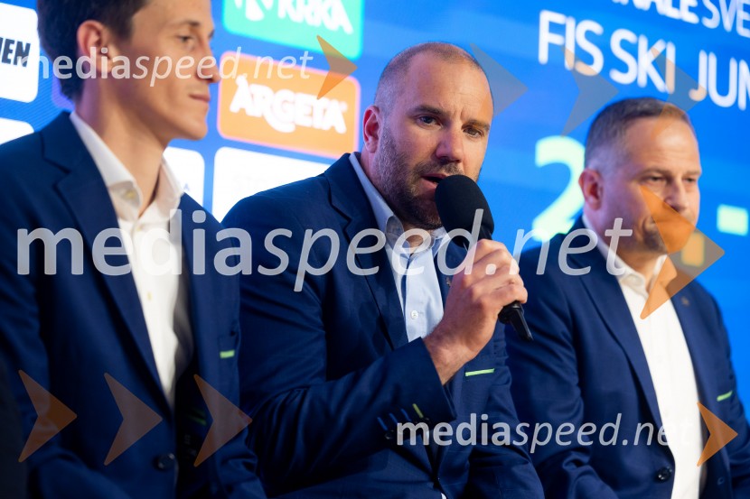 Novinarska konferenca pred letošnjim spektaklom v Planici