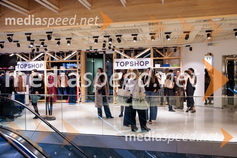 Topshop, otvoritev trgovine
