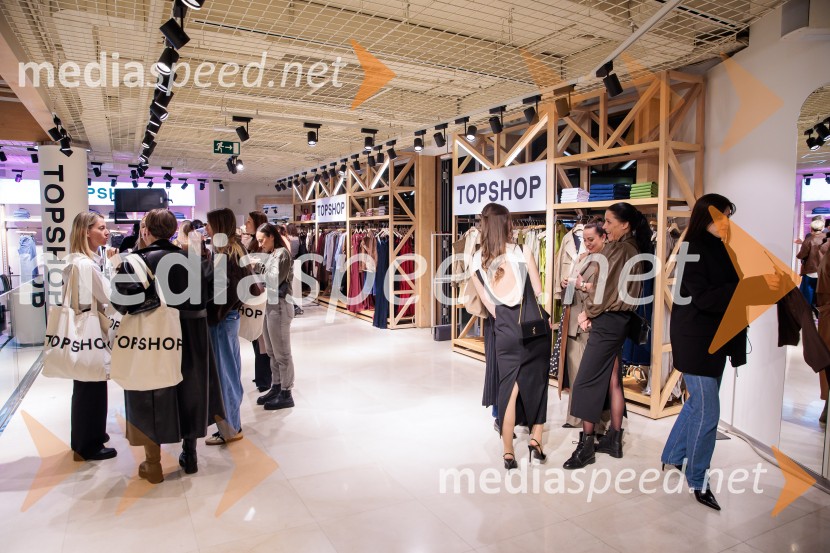 Topshop, otvoritev trgovine