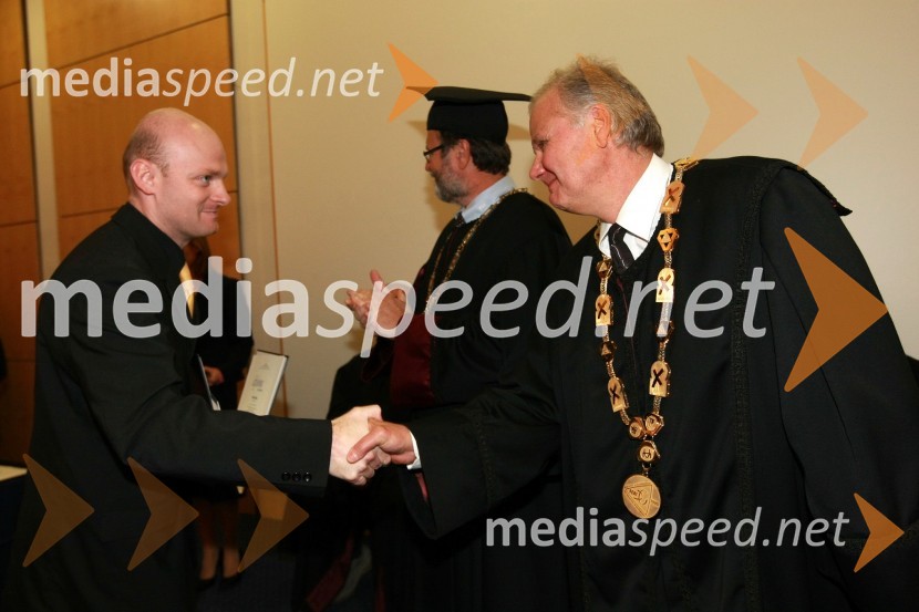 Dr. Matjaž Gaber, Fakulteta za elektrotehniko, računalništvo in informatiko Univerze v Mariboru in ...Univerza v Mariboru: Promocija doktorjev znanosti, oktober 2009