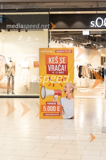 Keš se vrača v Citycenter Celje