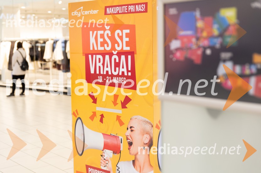 Keš se vrača v Citycenter Celje