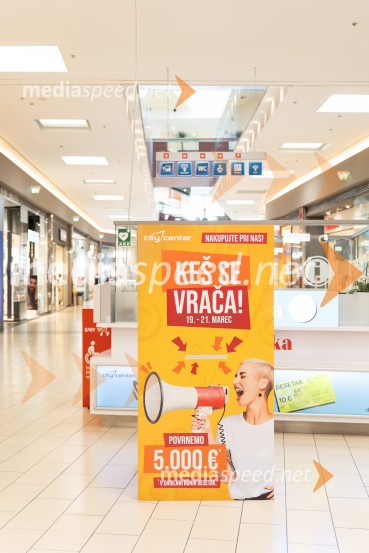 Keš se vrača v Citycenter Celje