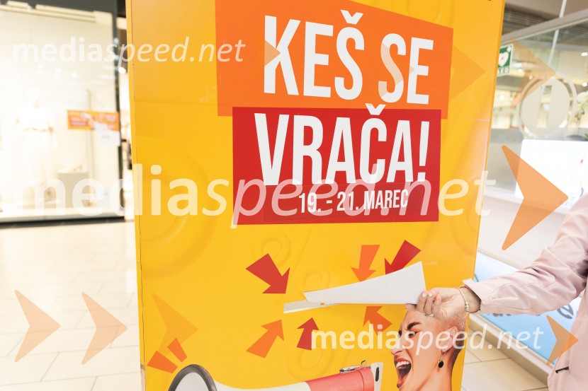 Keš se vrača v Citycenter Celje