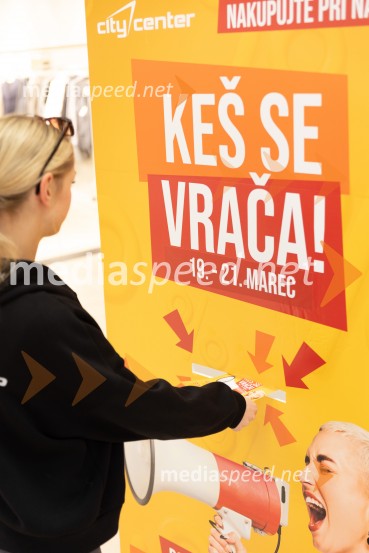 Keš se vrača v Citycenter Celje