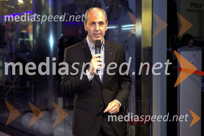 Mag. Jože Ban, direktor Mure - EHM d.o.oMura, odprtje nove prodajalne in modna revija