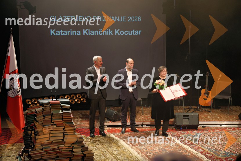 Glazerjeve nagrade 2026: Maja Godina Golija prejela priznanje za življenjsko delo