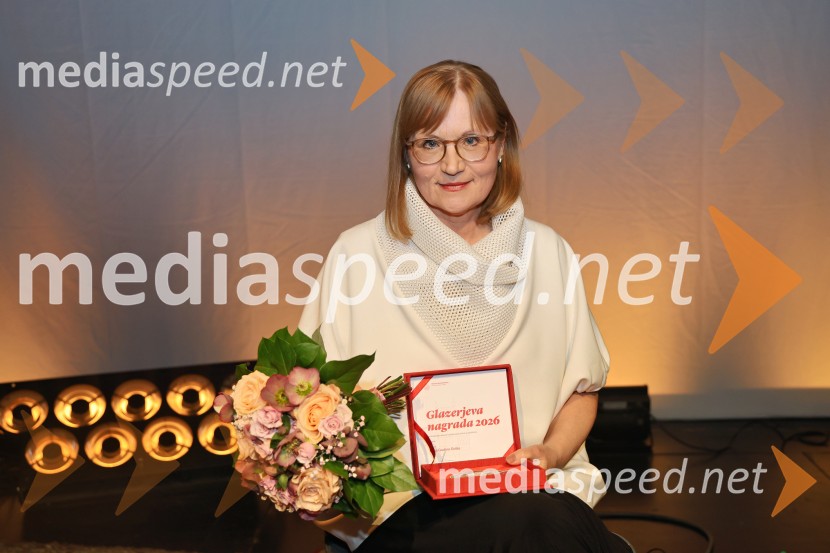 Glazerjeve nagrade 2026: Maja Godina Golija prejela priznanje za življenjsko delo