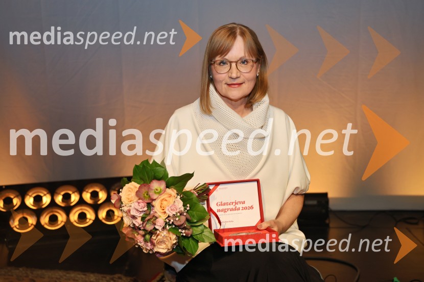 Glazerjeve nagrade 2026: Maja Godina Golija prejela priznanje za življenjsko delo
