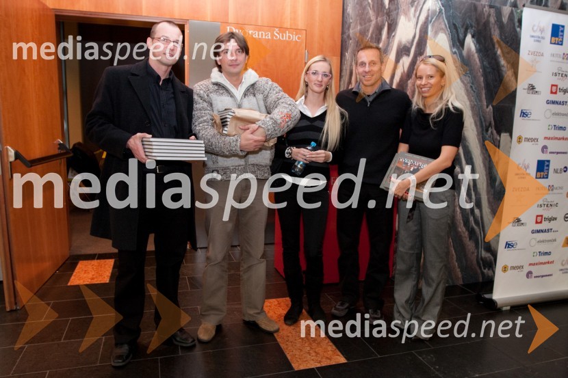 Sebastijan Piletič, soavtor biografije Mira Cerarja, Edvard Kolar,  soavtor biografije Mira Cerarja, Aljaž Pegan, gimnastičar, njegovo dekle Nina in Zala Zaletel, soavtorica biografije Mira CerarjaMiro Cerar in njegov čas, predstavitev biografije Mira Cerarja