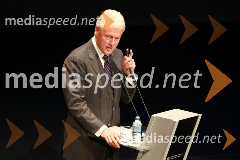Bill Clinton, 42. predsednik Združenih držav AmerikeBill Clinton, 42. predsednik ZDA na obisku v Sloveniji, na povabilo Diners Club Slovenija