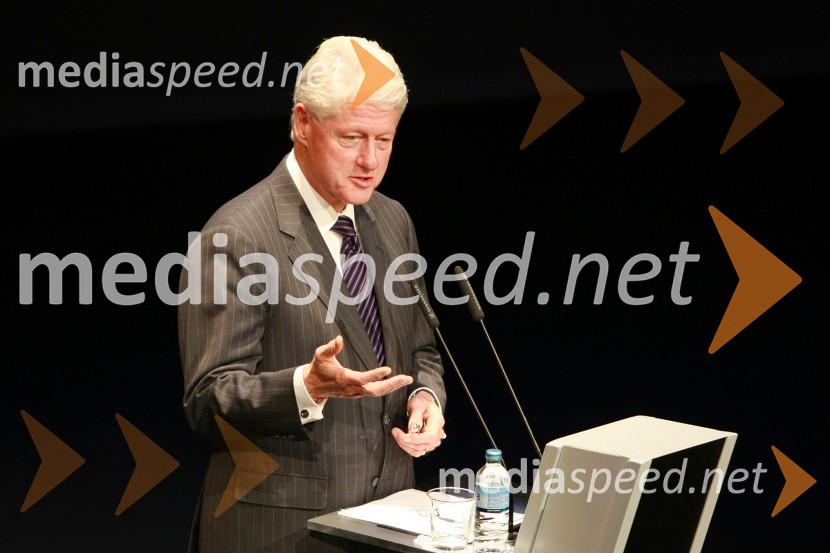 Bill Clinton, 42. predsednik Združenih držav AmerikeBill Clinton, 42. predsednik ZDA na obisku v Sloveniji, na povabilo Diners Club Slovenija