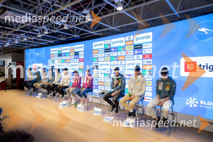 Novinarska konferenca pred Planico