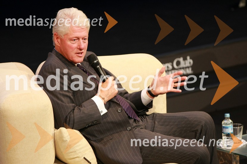 Bill Clinton, 42. predsednik Združenih držav AmerikeBill Clinton, 42. predsednik ZDA na obisku v Sloveniji, na povabilo Diners Club Slovenija