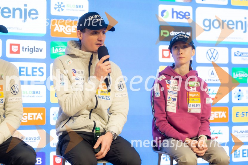 Novinarska konferenca pred Planico