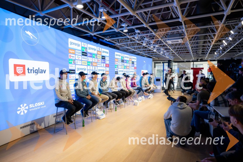 Novinarska konferenca pred Planico