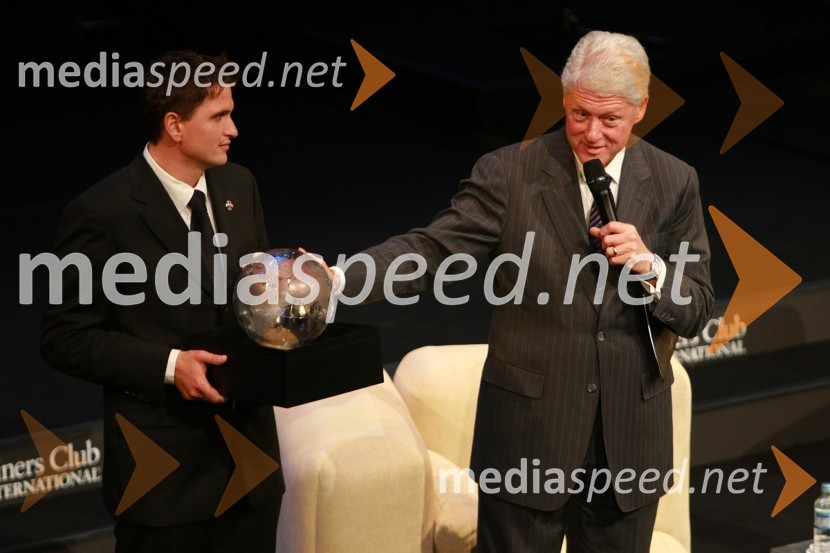 Zoran G. Grbić, vodja Diners Club Exclusive in Bill Clinton, 42. predsednik Združenih držav AmerikeBill Clinton, 42. predsednik ZDA na obisku v Sloveniji, na povabilo Diners Club Slovenija