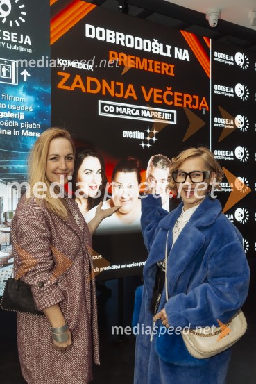  Eva  Hren, pevka;  ... Zadnja večerja, premiera