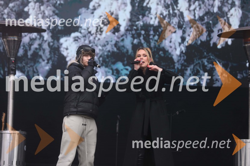 Navijaško prizorišče v Planici ogreli Otroci Triglava