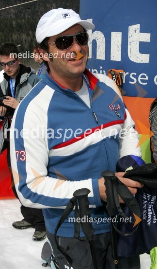 Alberto Tomba, nekdanji italijanski smučarJure Košir, poslovilna tekma