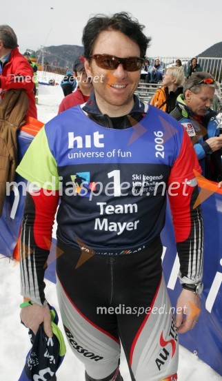 Christian Mayer, nekdanji avstrijski smučarJure Košir, poslovilna tekma