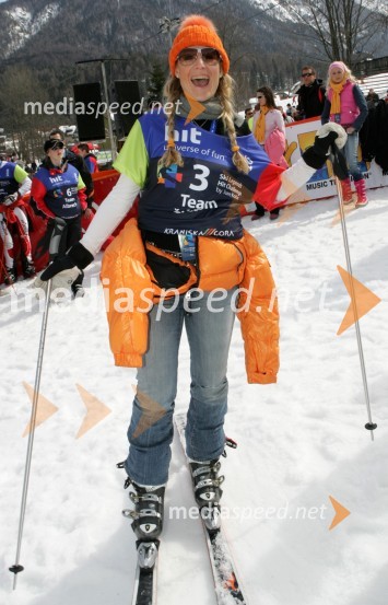 Urška Hrovat, nekdanja slovenska smučarkaJure Košir, poslovilna tekma