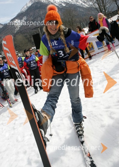 Urška Hrovat, nekdanja slovenska smučarkaJure Košir, poslovilna tekma