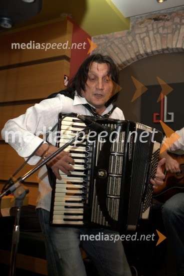 Štefan Horvat, član skupine LangaSkupina Langa, promocija novega albuma Sunac