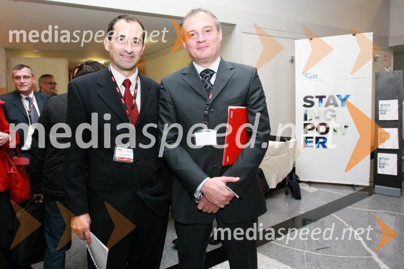 Mag. Janez Kopač, generalni direktor Direktorata za energijo, Ministrstvo za gospodarstvo Republike Slovenije in Aleksander Svetelšek, predsednik uprave Petrol d.d.Energija 2009, 5. mednarodna energetska konferenca