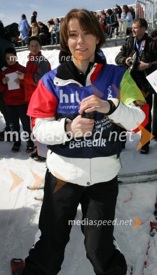 Mateja Svet, nekdanja slovenska smučarkaJure Košir, poslovilna tekma