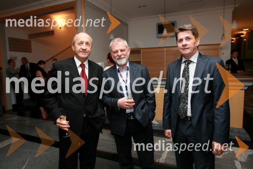 Branko Pavlin, predsednik uprave časopisne družbe Dnevnik, ... in Borut Meh, generalni direktor Holdinga Slovenske elektrarne (HSE)Energija 2009, 5. mednarodna energetska konferenca