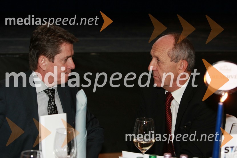 Borut Meh, generalni direktor Holdinga Slovenske elektrarne (HSE) in Branko Pavlin, predsednik uprave časopisne družbe DnevnikEnergija 2009, 5. mednarodna energetska konferenca