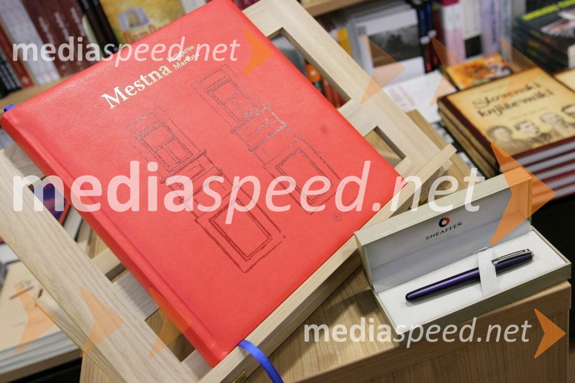 Knjiga gostov Mestne knjigarne Maribor (MKM)Mladinska knjiga, odprtje Mestne knjigarne Maribor