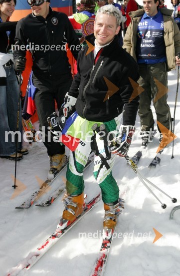 Rene Mlekuž, nekdanji slovenski smučarJure Košir, poslovilna tekma