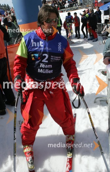 Peter Pen, nekdanji slovenski smučarski reprezentant, sedaj pa pomočnih v hrvaški smučarski reprezentanciJure Košir, poslovilna tekma
