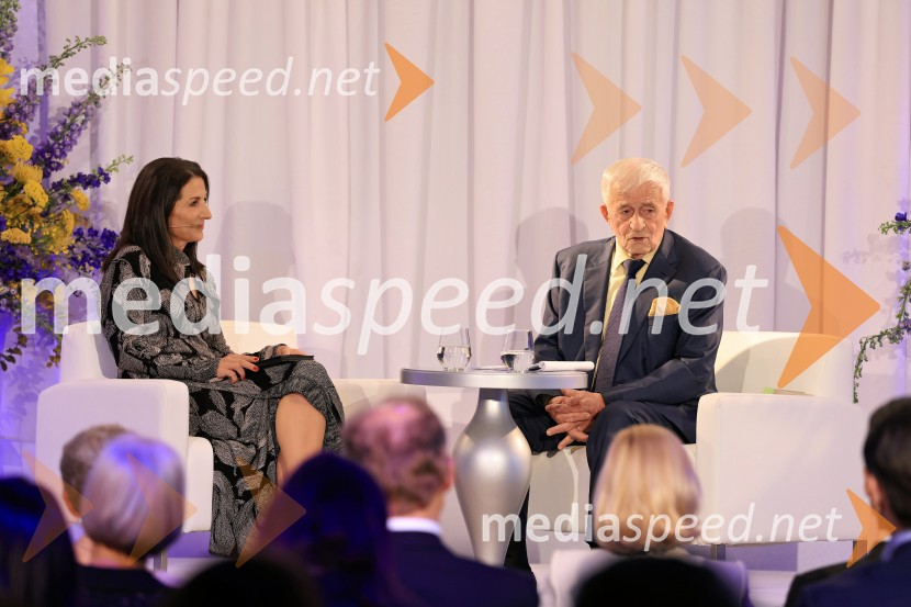  Betka Šuhel Mikolič,  strateško komuniciranje, P&S svetovanje; dr. Peter  Čeferin, pravnik, pisateljSmeh na sodišču, predstavitev knjige Petra Čeferina