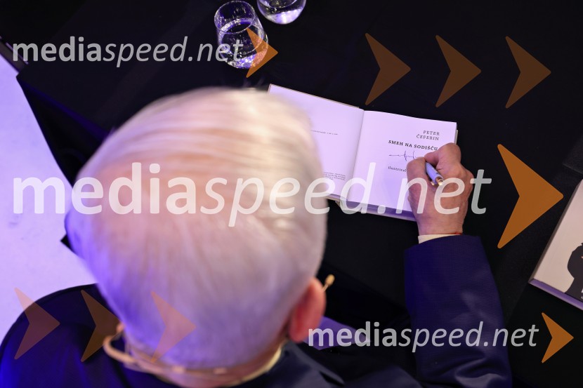 Smeh na sodišču, predstavitev knjige Petra Čeferina